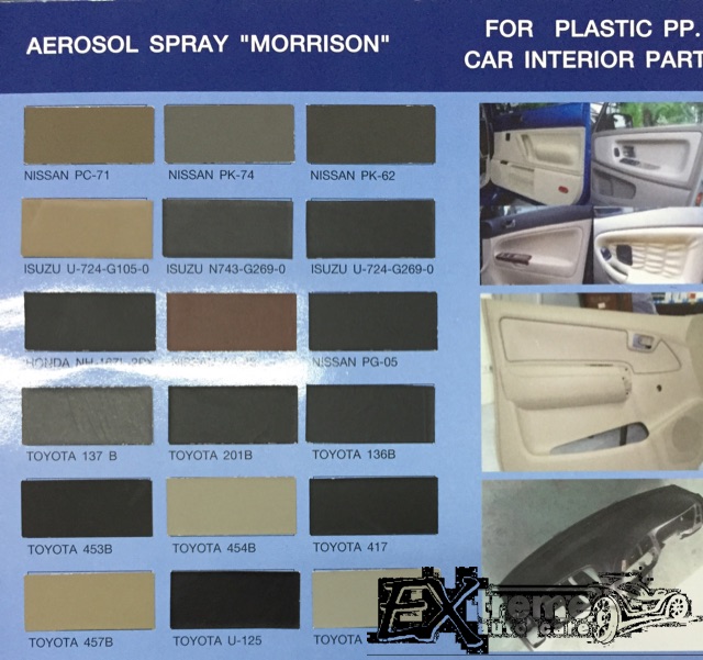 สีสเปรย์พ่นเบาะหนัง คอนโซล พวงมาลัย