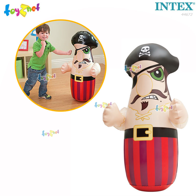 Intex 3-D Bop Bag Black Beard Pirate No.44672