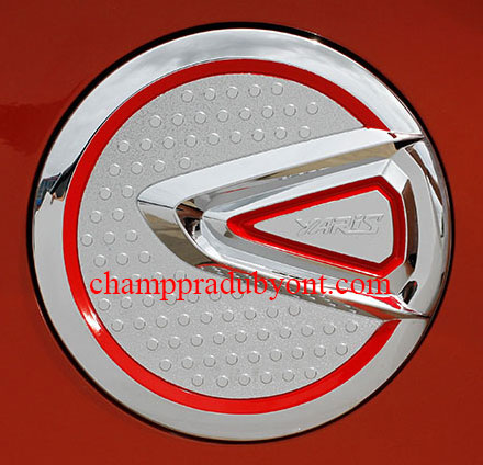 ครอบฝาถังน้ำมันโครเมี่ยม TOYOTA YARIS 13-16 FITT