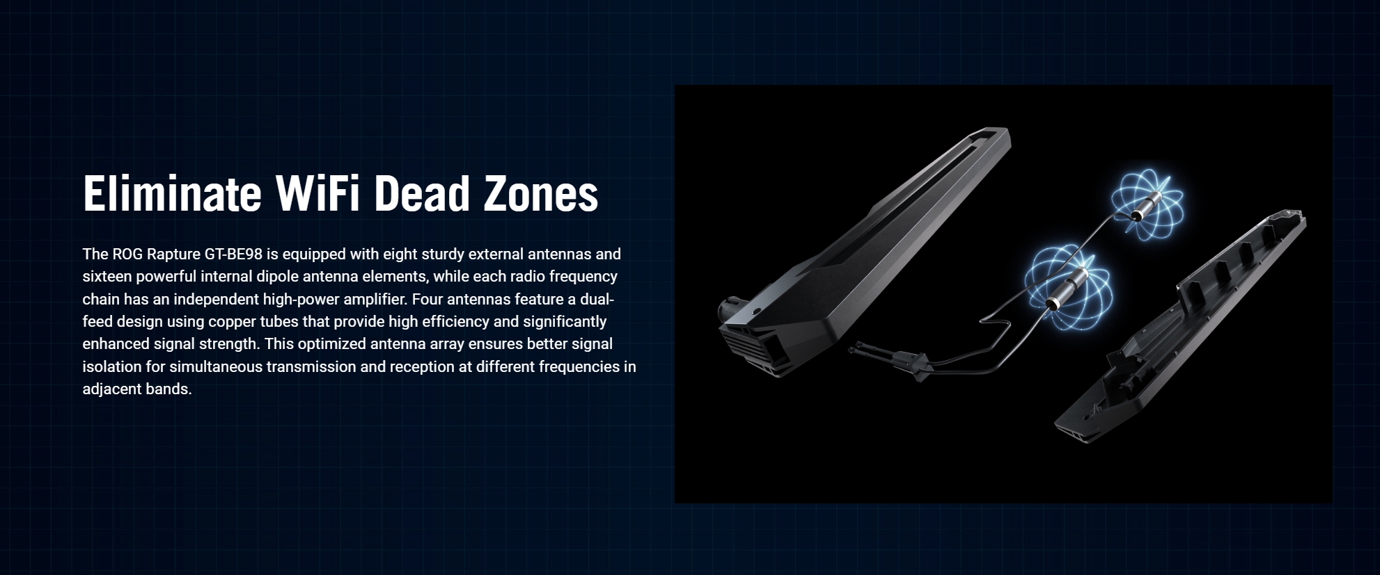 ASUS GT-BE98 : ROG Rapture Quad-band WiFi 7 (802.11be) Gaming Router BY BILLIONAIRE SECURETECH GT-BE98