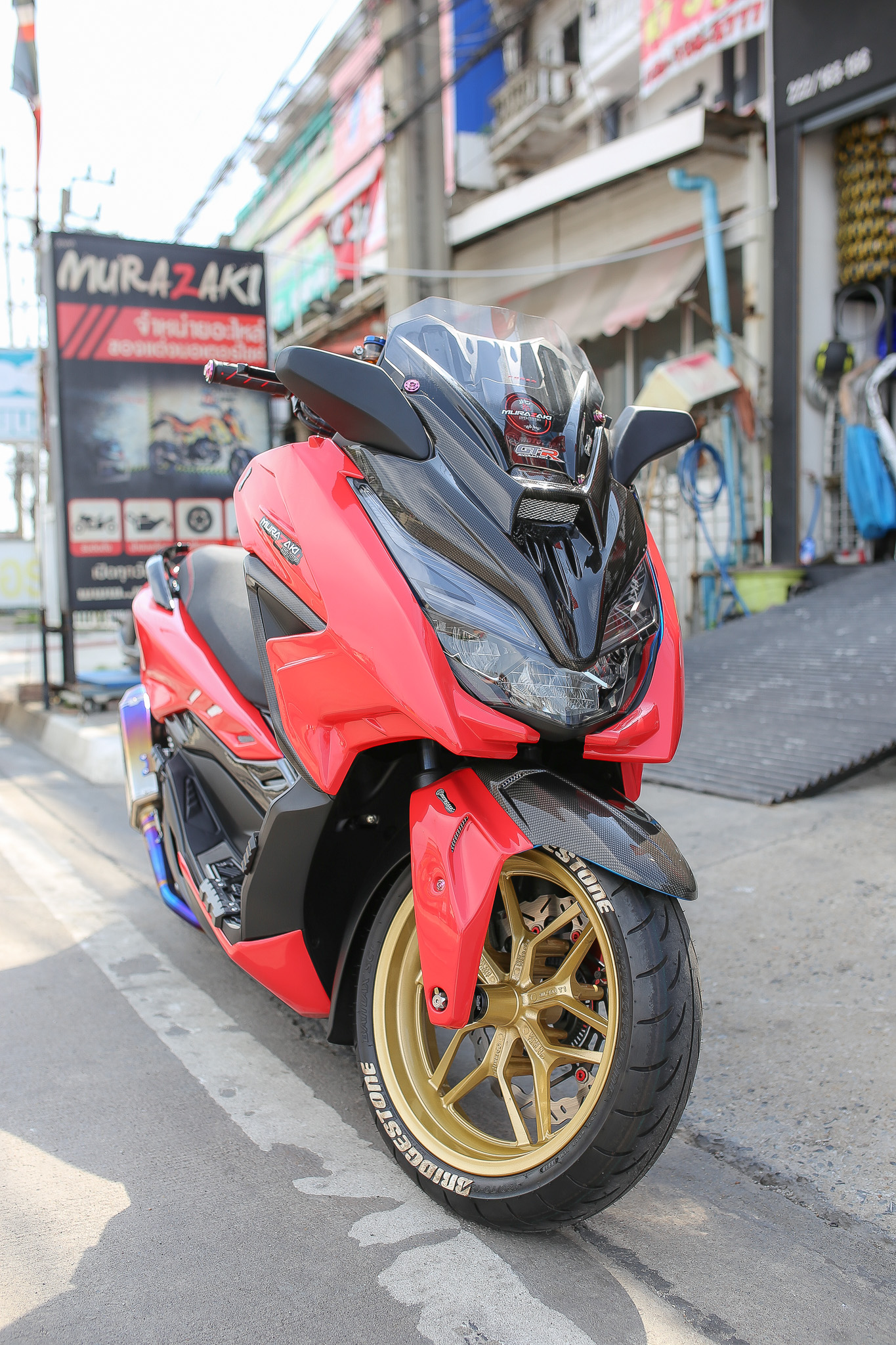 หูกระจกซิ่ง FORZA 350 ใส่300แปลงได้