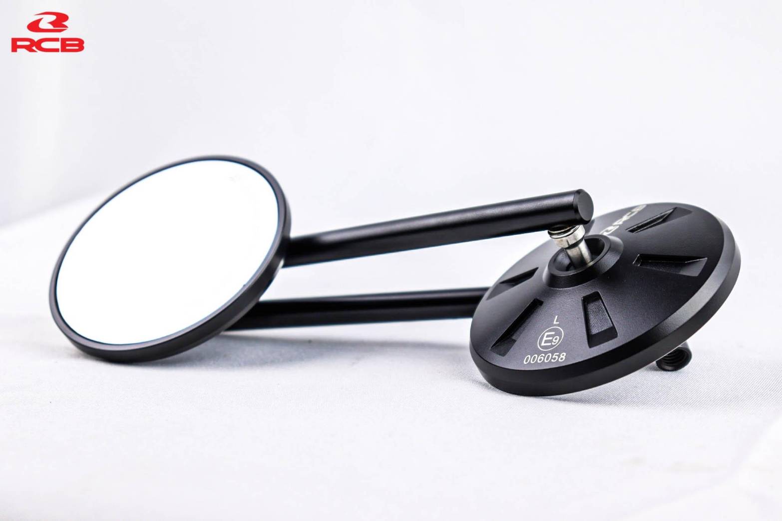 กระจก RCB S6 side mirror มี 4 สี ดำ,แดง,น้ำเงิน,เงิน