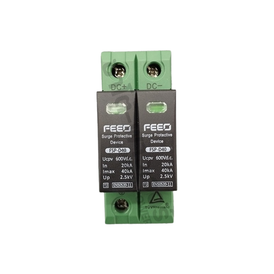 FEEO FSP-D40: TYPE2 Solar DC Surge Protective Device (DC SPD) / เซิร์จ ป้องกันเเรงดันเกิน