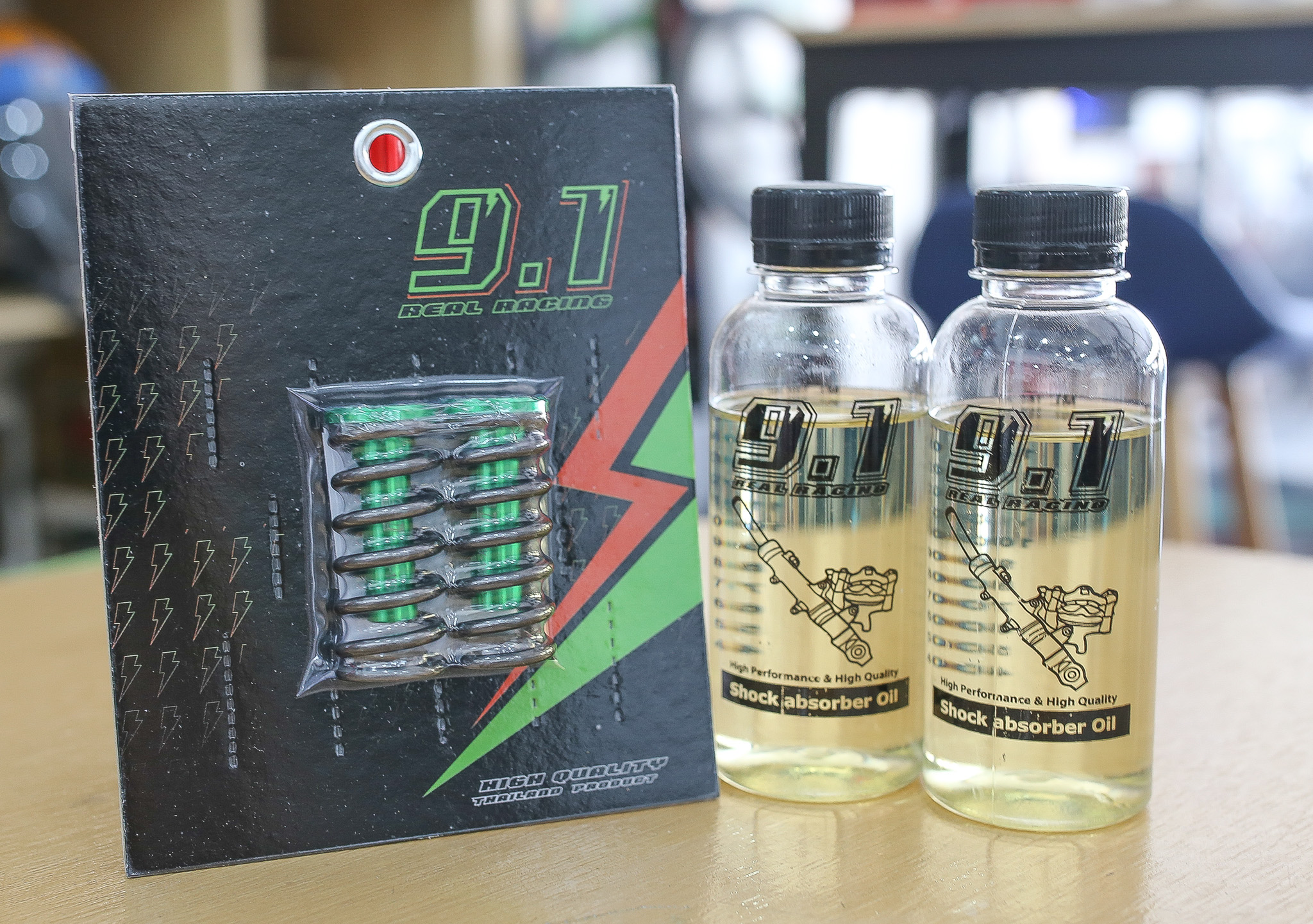 ชุด Kit สปริงโหลดหน้า+วาล์ 9.1 REAL RACING Honda Giorno+ ขนาน1-1.52 นิ้ว ราคา 850