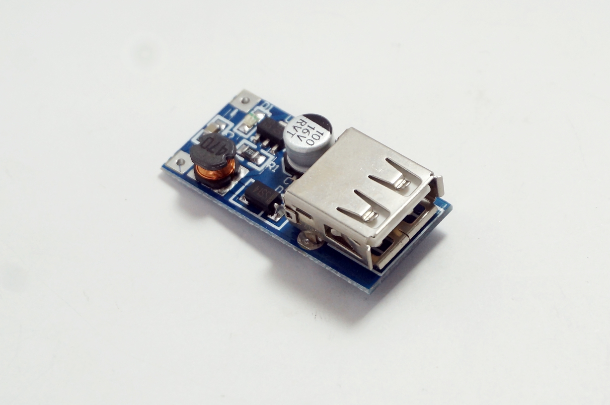 USB Step-up Module 0.9V-5V to 5V lithium battery charging