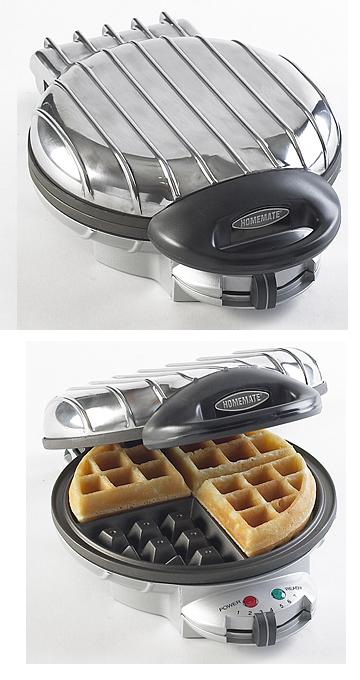 เครื่องอบวาฟเฟิล Homemate ทรงกลม