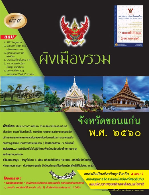 ผังเมืองรวมจังหวัดขอนแก่น