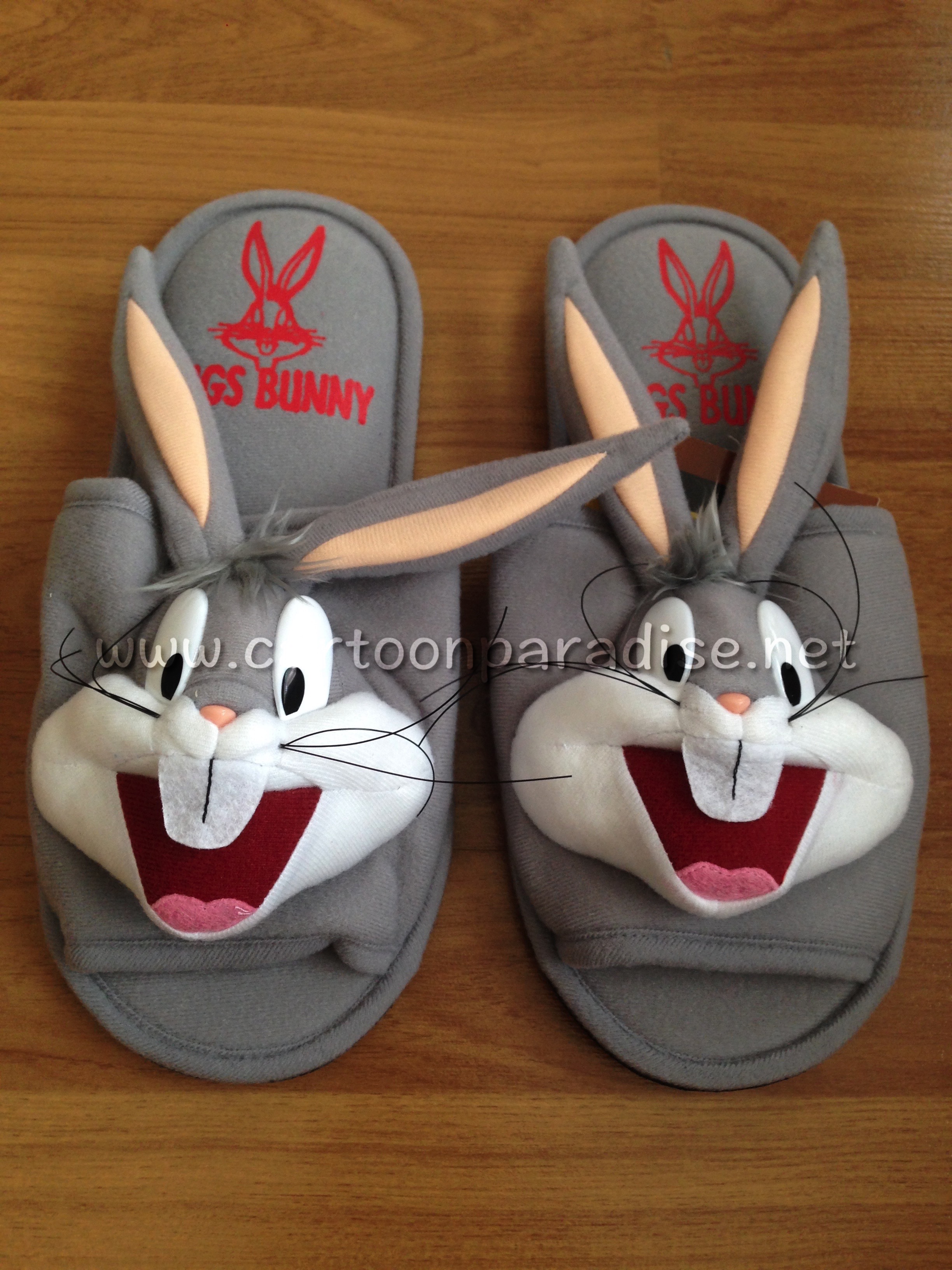 รองเท้าใส่ในบ้านบักส์ บันนี่ Bugs Bunny Slippers ลิขสิทธิ์แท้ สำหรับผู้ใหญ่ ชายและหญิง