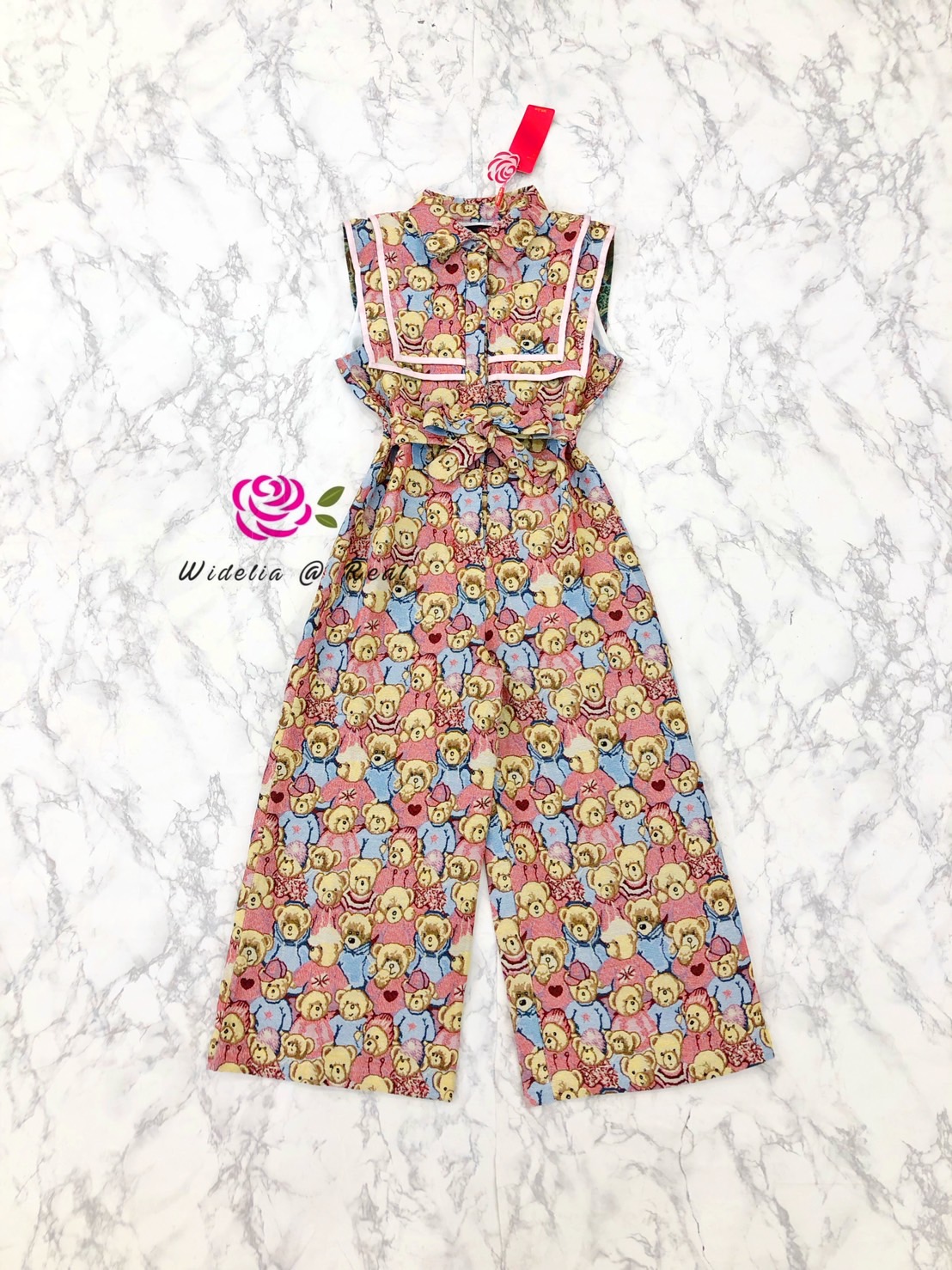 Vintage Jumpsuit จั้มสูทขาบานแสนสวย