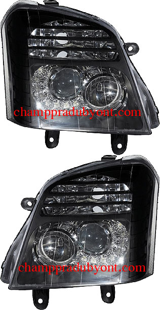 ไฟหน้าโปรเจคเตอร์ ISUZU D-MAX 2002-2006 ดำ LED