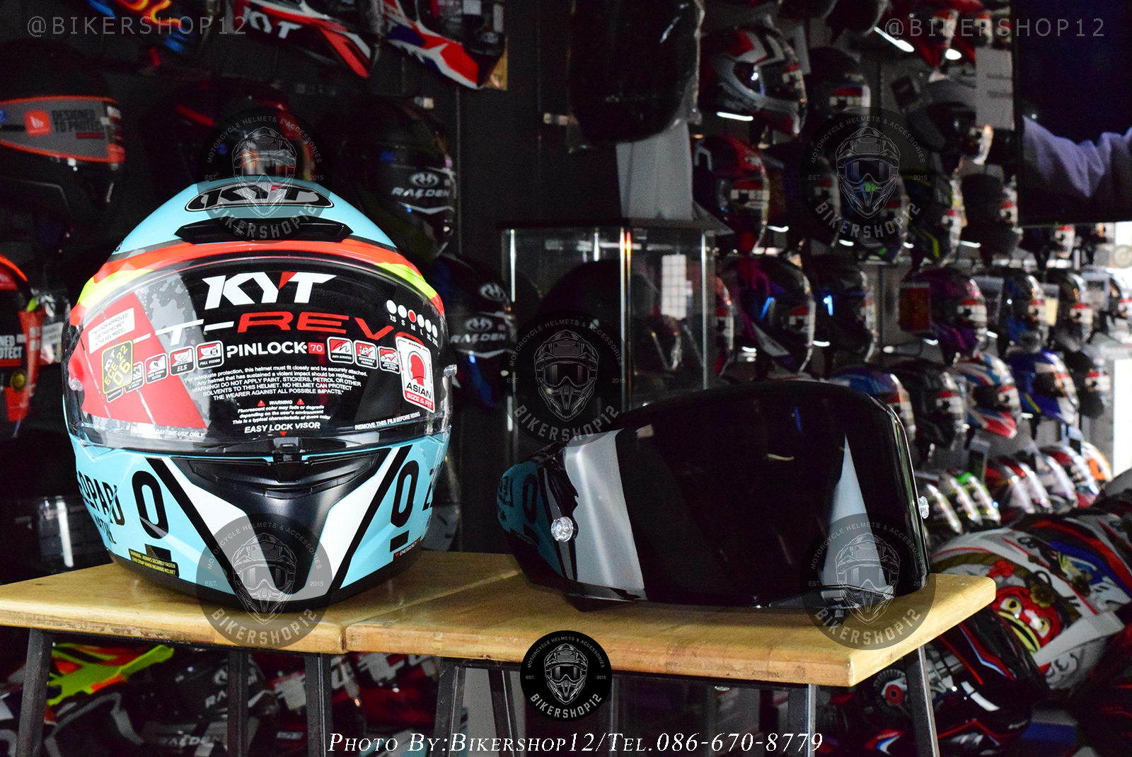 หน้ากากหมวกกันน็อค (VISOR) KYT รุ่น TT-REVO