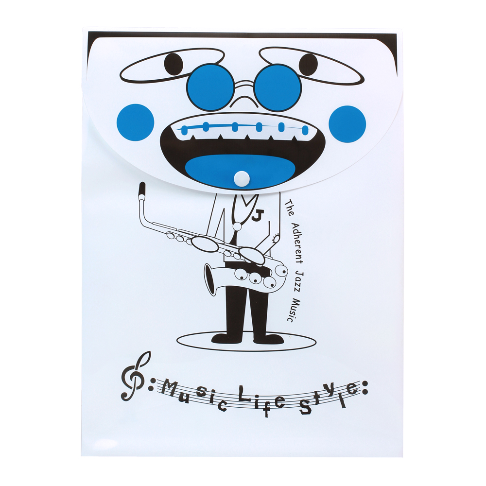 ซองกระดุม A4 ลายหัวโต PP-225Q Jass Music