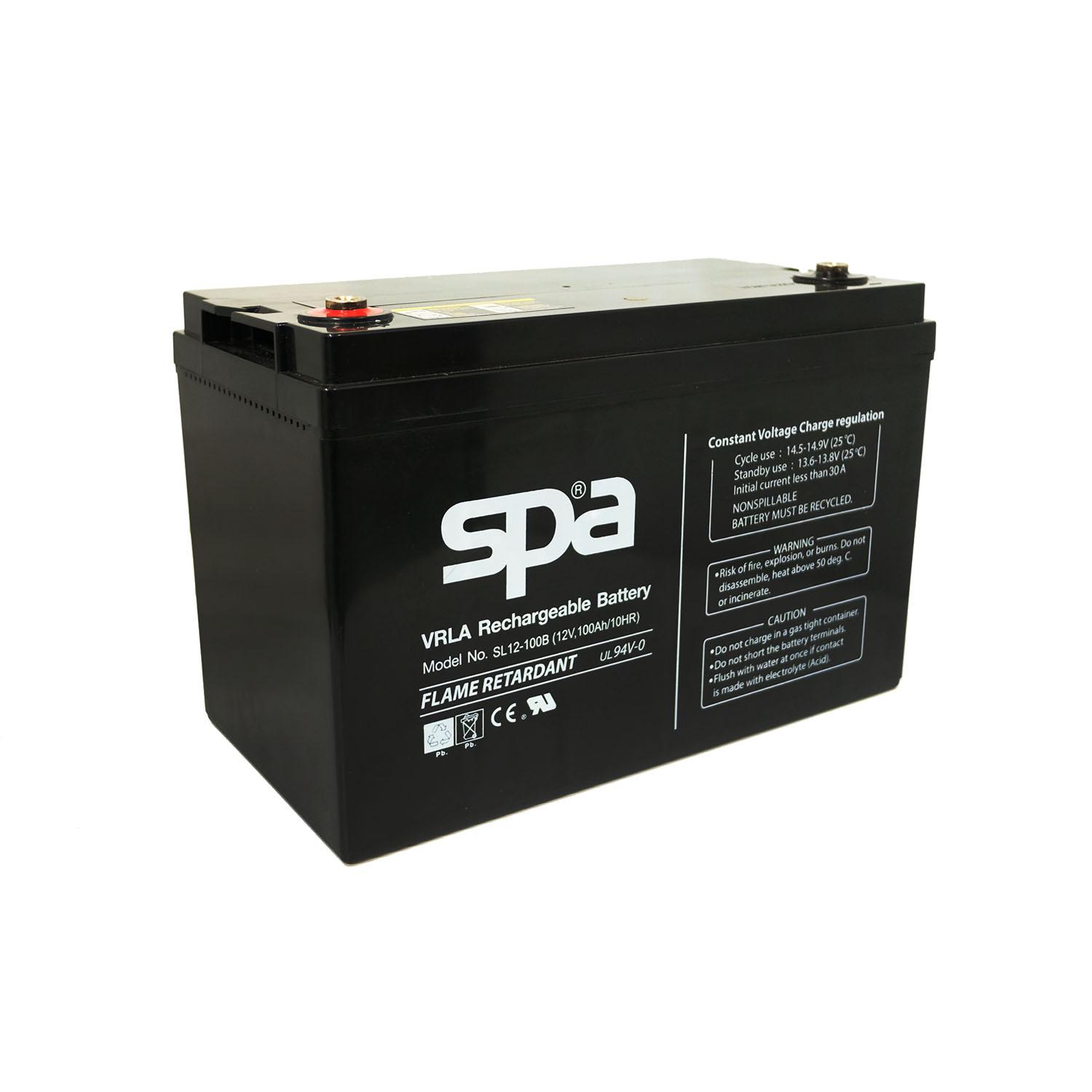SPA แบตเตอรี่สำรองไฟ 12V 100Ah