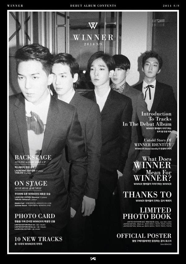 [PRE-ORDER] WINNER - Debut ALBUM "[2014 S/S]" (LIMITED EDITION) (Random Cover - สุ่มปก)