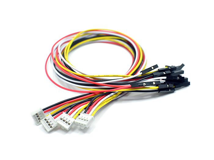 Grove - 4 pin Female Jumper to Grove 4 pin Conversion Cable (5 PCs/Pack)