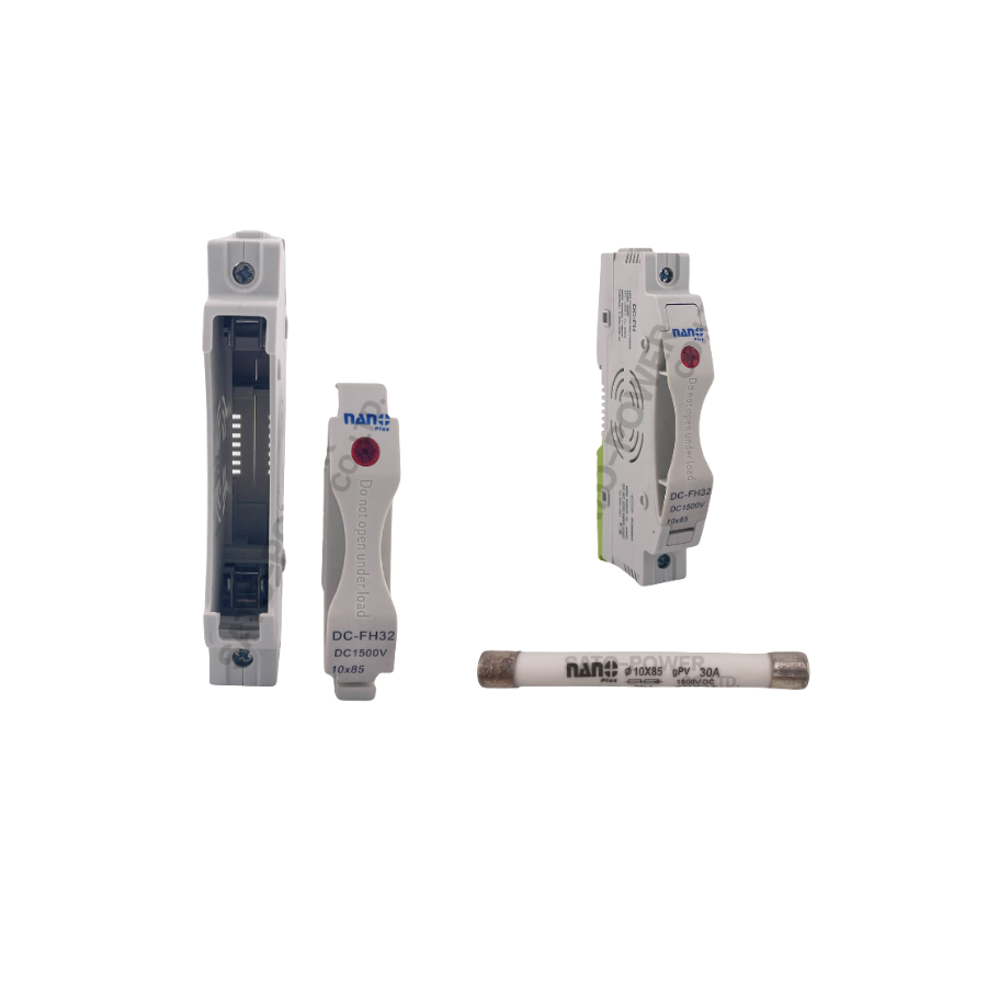 NANO NANO ฐานฟิวส์ 10x85 DC 1500V | ติดตั้งสะดวก ปลอดภัยในการใช้งาน วัสดุประกอบอย่างดีไม่ชำรุด ไม่ลามไฟ | ระบบเกาะราง ทนไฟ ทนความร้อน และทนต่อการเกิดออกซิเดชัน