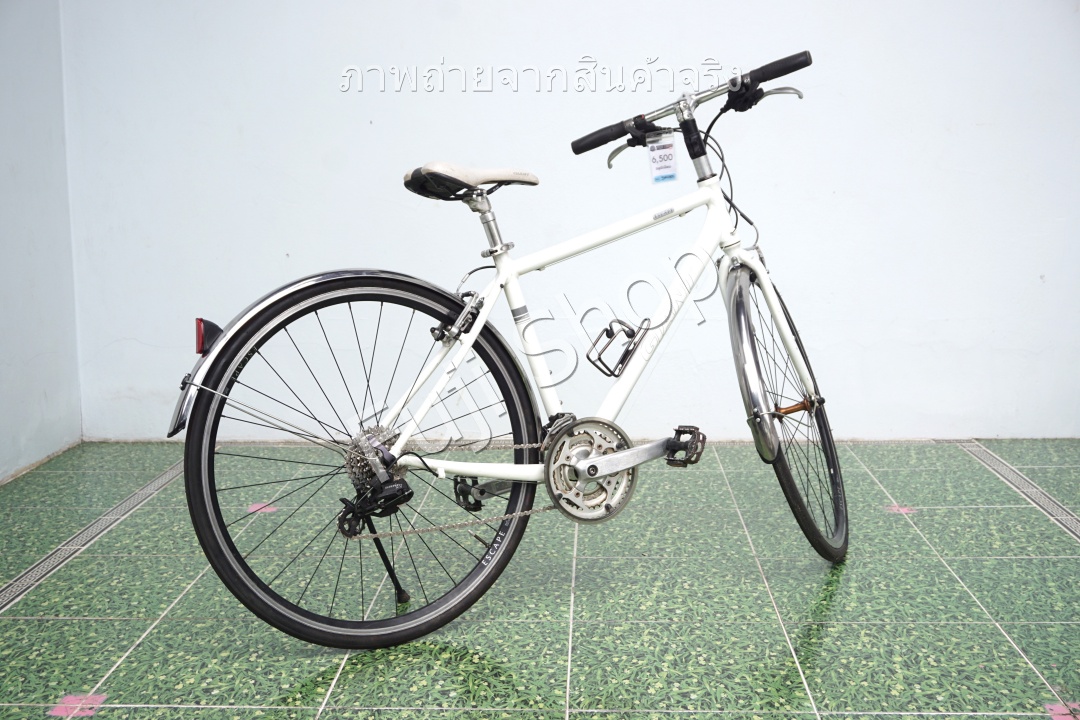 จักรยานไฮบริดญี่ปุ่น - ล้อ 700c - มีเกียร์ - อลูมิเนียม - Giant Escape R3 - สีขาว [จักรยานมือสอง]