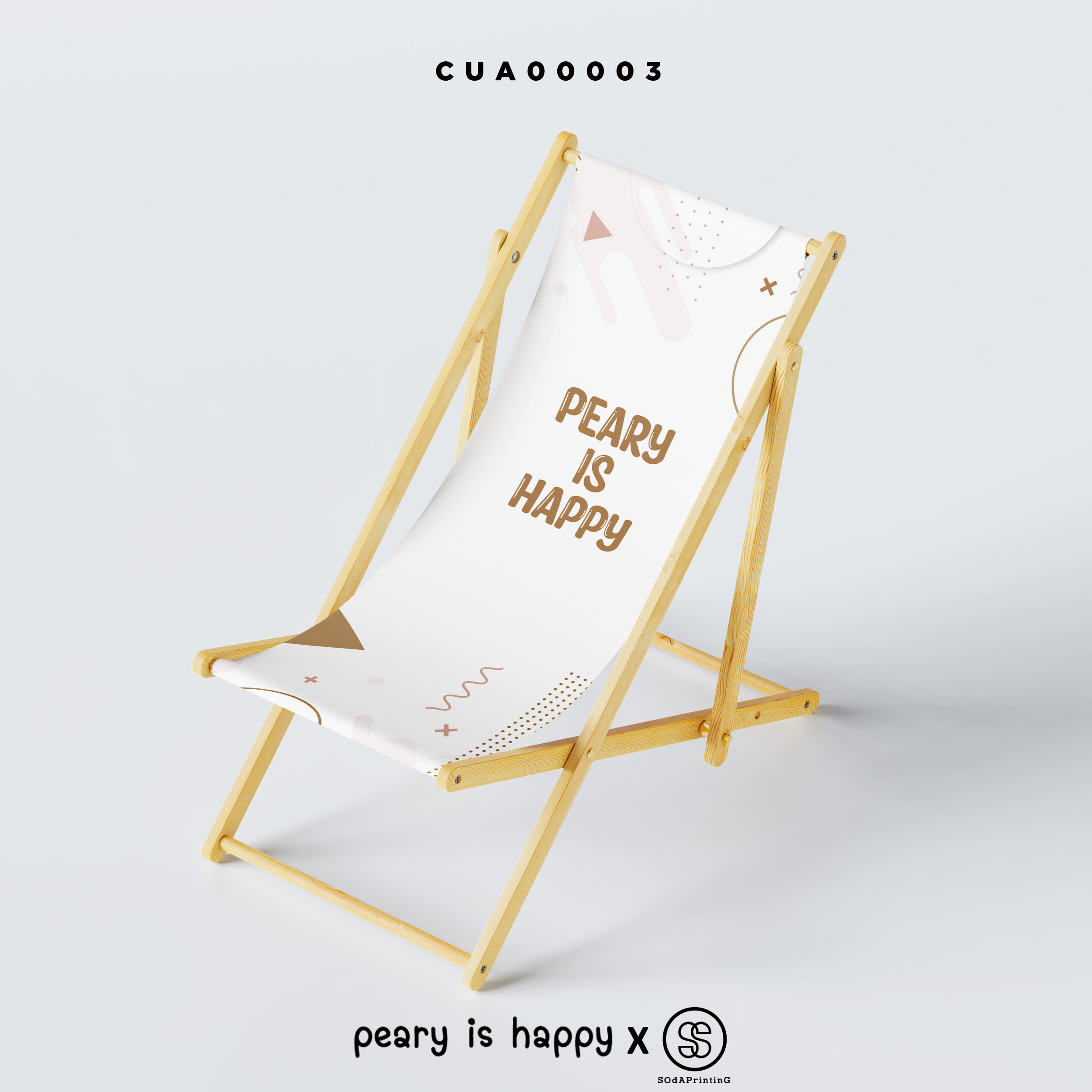 เก้าอี้ชายหาด PEARY IS HAPPY CUA00003 #pearyishappy #SOdAPrintinG #minimalstylebyPEARY