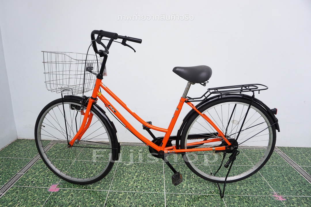จักรยานแม่บ้านญี่ปุ่น - ล้อ 26 นิ้ว - ไม่มีเกียร์ - Affiche - สีส้ม [จักรยานมือสอง]