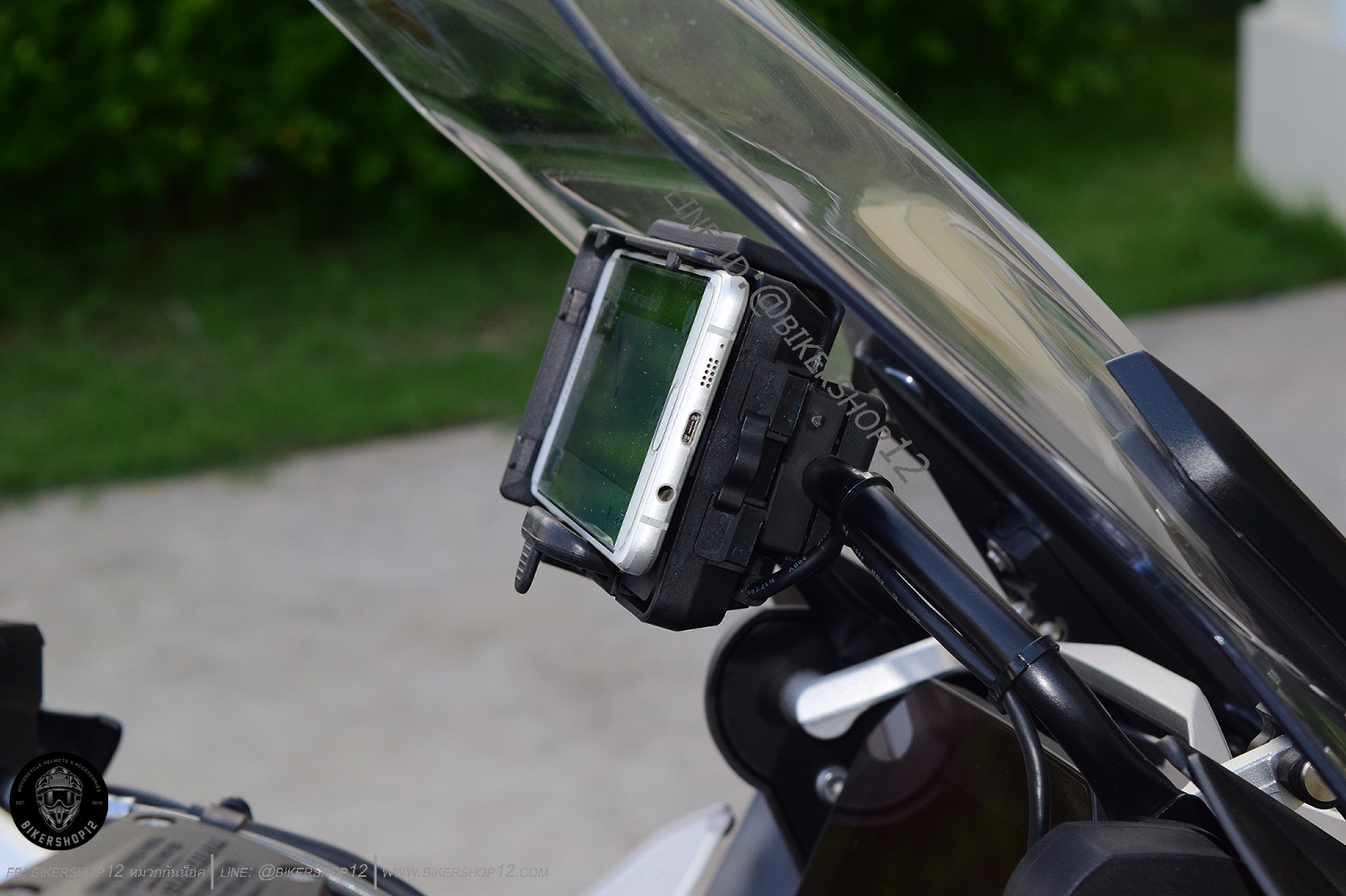 ที่วางโทรศัพท์ หรือ ที่ยึดมือถือ (พร้อมช่อง USB) สำหรับ R1300-1250-1200GS-GSA