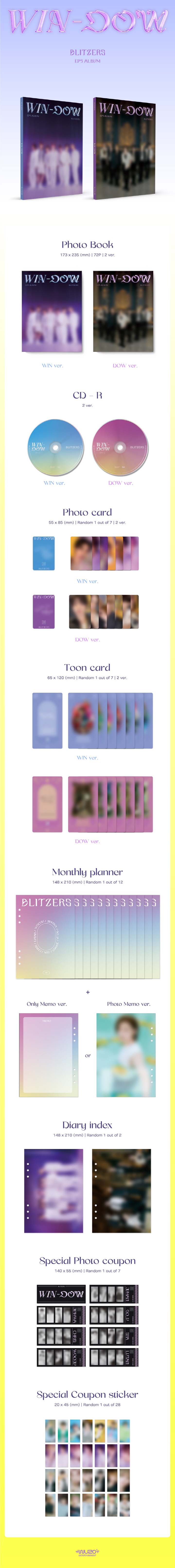 [PRE-ORDER] BLITZERS - EP3 Album "WIN-DOW"