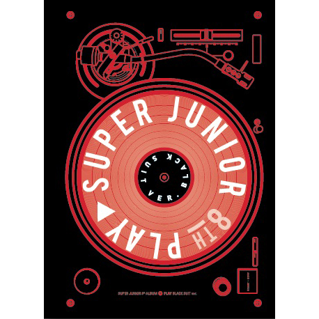 [PRE-ORDER] SUPER JUNIOR - 8th Album "PLAY" (Black Suit Ver.)