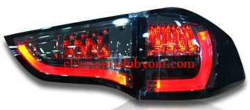 ไฟท้าย MITSUBISHI PAJERO SPORT 09-14 ดำ LED ลาย BMW