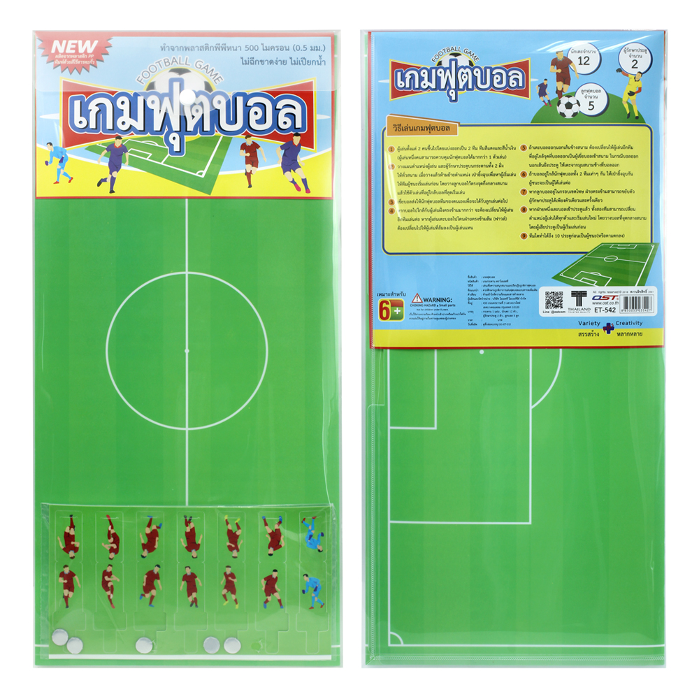 Card and Dice Game ET-542 Football on a board