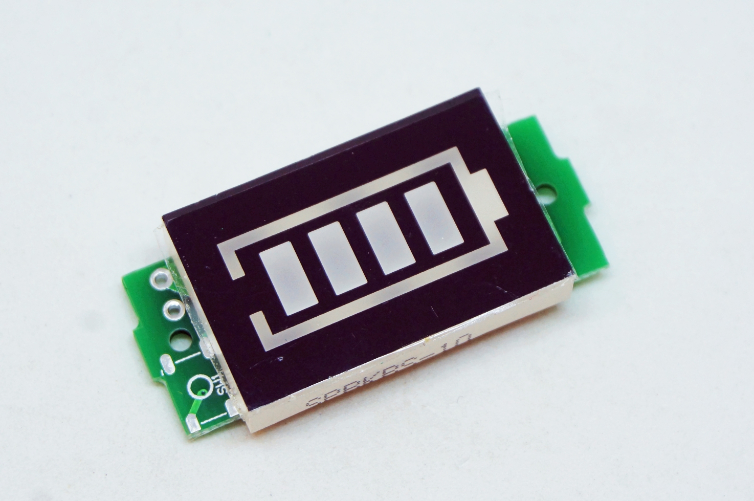 โมดูลวัดความจุแบตเตอรี่ ขนาด 2S 7.4V LED สีน้ำเงิน