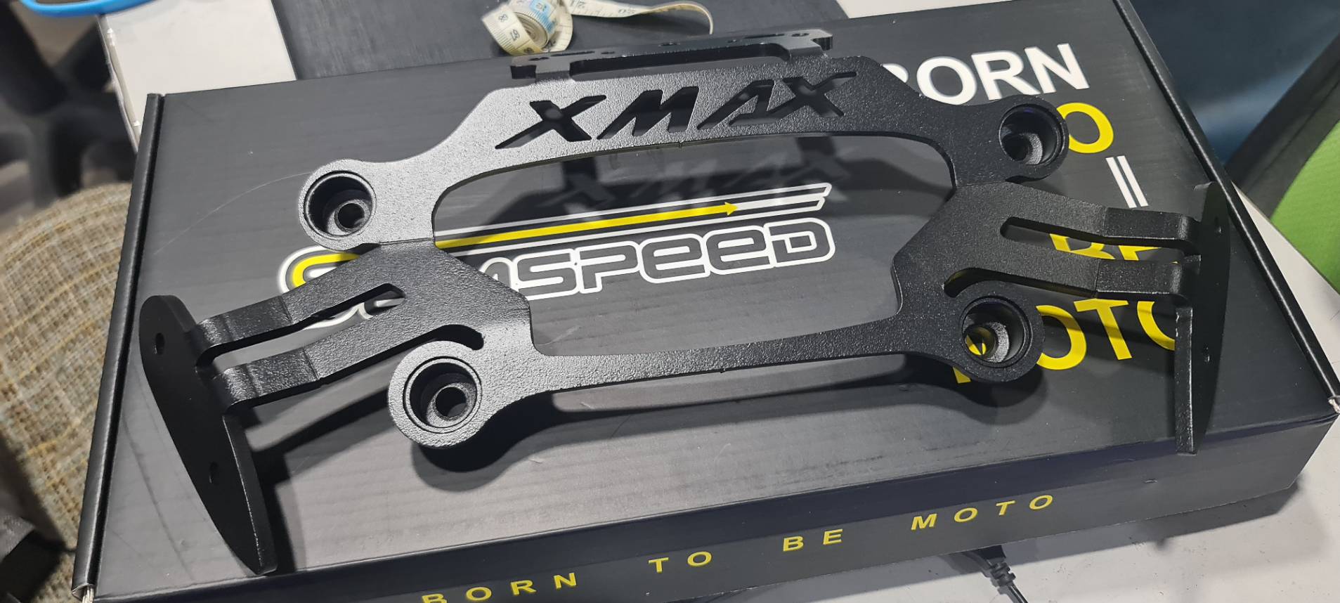 ขายึดชิลล์หน้า + ฐานยึดรูกระจก YAMAHA X-MAX 300SEMSPEED ใส่กระจกR3ราคา800