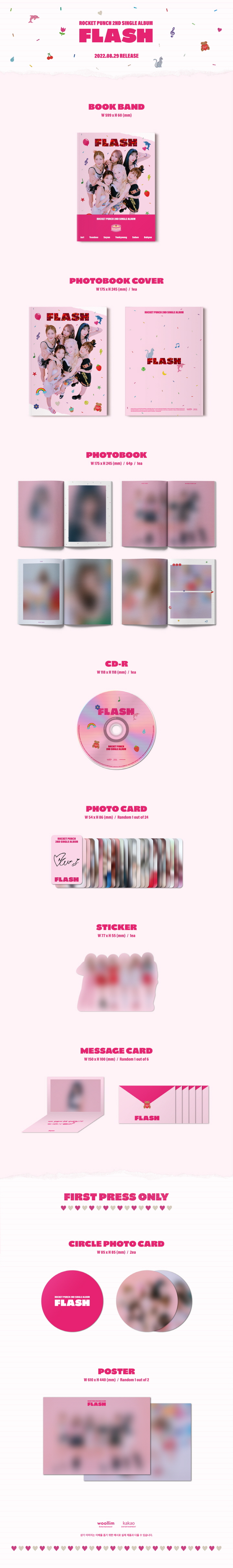 [PRE-ORDER] ROCKET PUNCH - 2nd Single Album "FLASH"