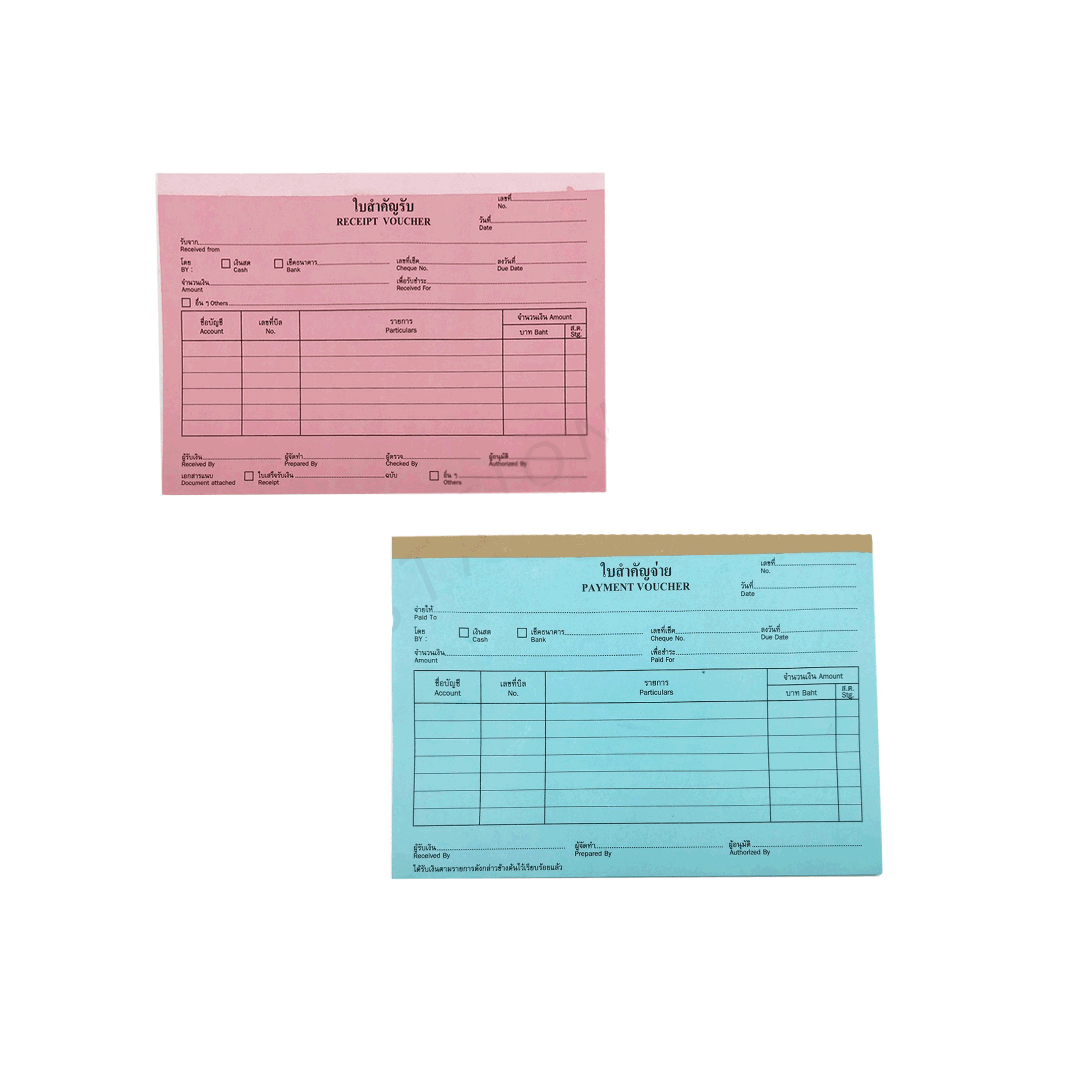 ใบสำคัญรับ ใบสำคัญจ่าย Nobel โนเบิ้ล เนื้อกระดาษ 80 แผ่น รวมปก จำนวน 1 แพ็ค