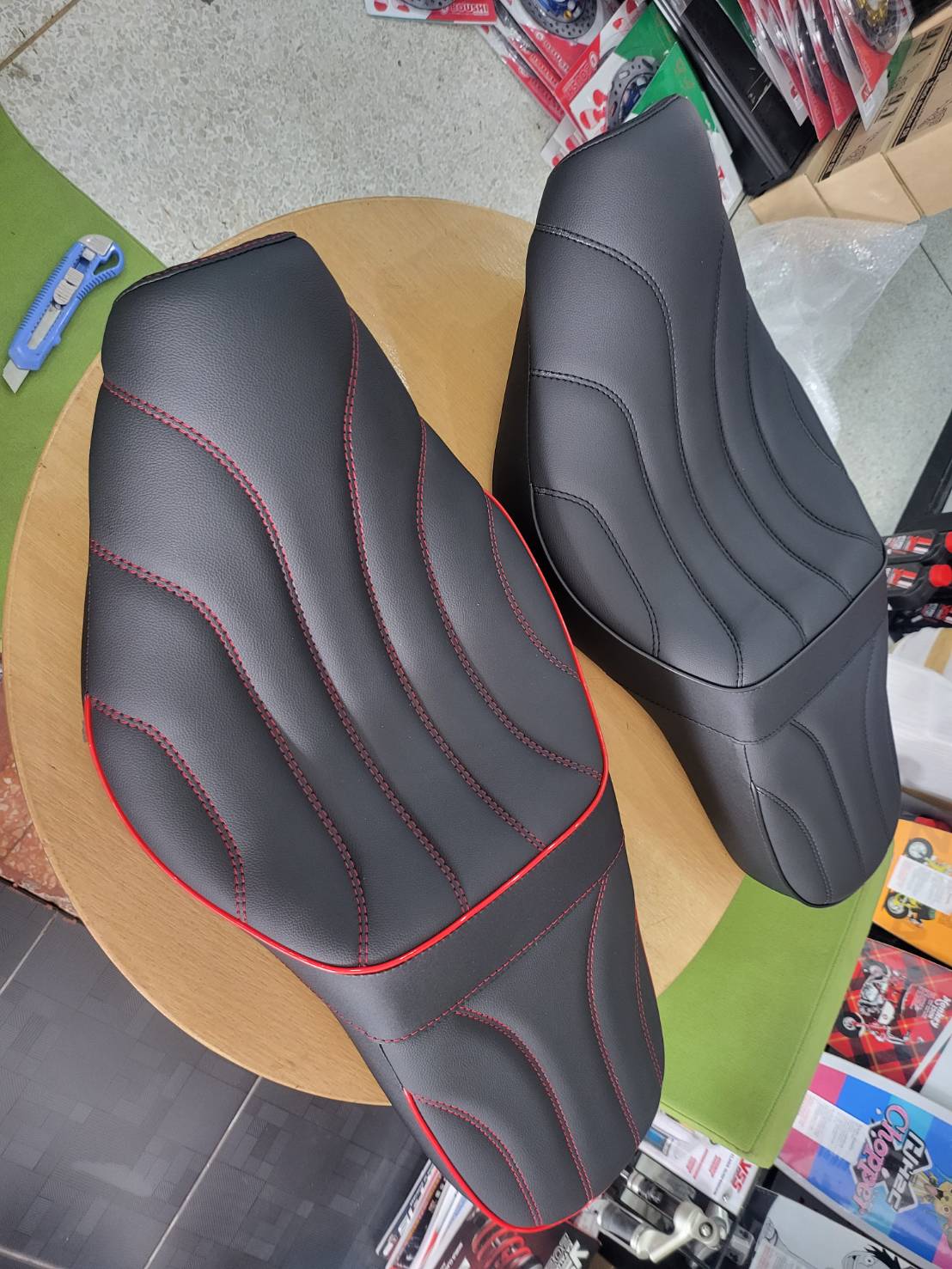 เบาะยาวรีเบล หน่อยวัดด่าน V.7 มี2แบบ ด้ายดำและด้ายแดง ราคา4000