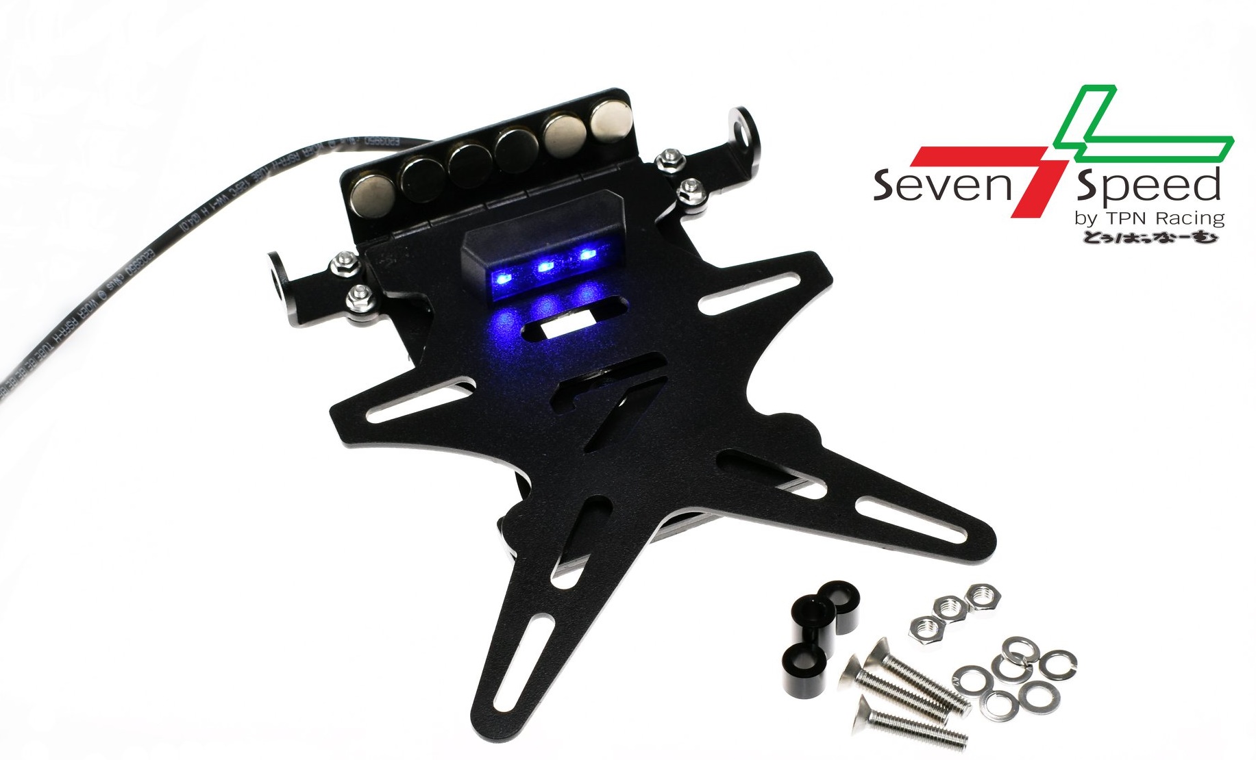 ท้ายสั้นแม่เหล็กแรงสูงพับได้ รุ่น Honda CB/CBR650 Foldable Tail Tidy for Honda CB/CBR650 -ใช่แม่เหล็กแรงสูง Neodium -มีไฟส่องป้ายทะเบียน LED ให้ความสว่าง -มาพร้อมหูยึดไฟเลี้ยว