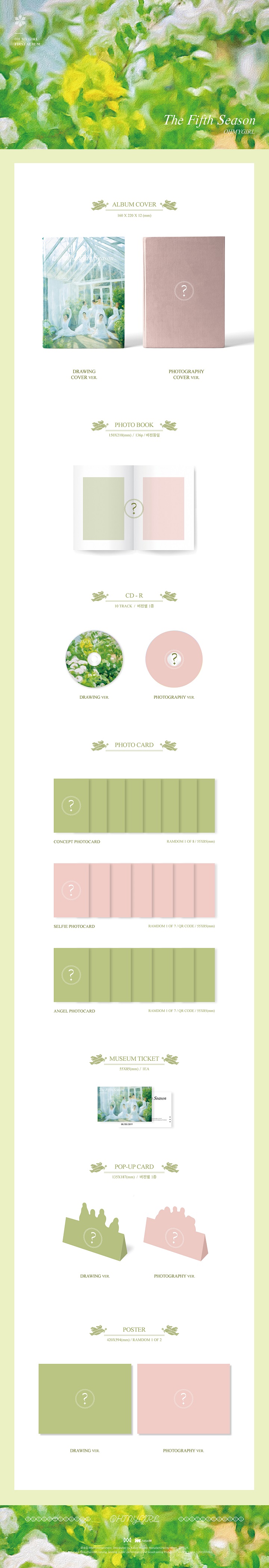 [PRE-ORDER] OH MY GIRL - 1st Album "THE FIFTH SEASON"