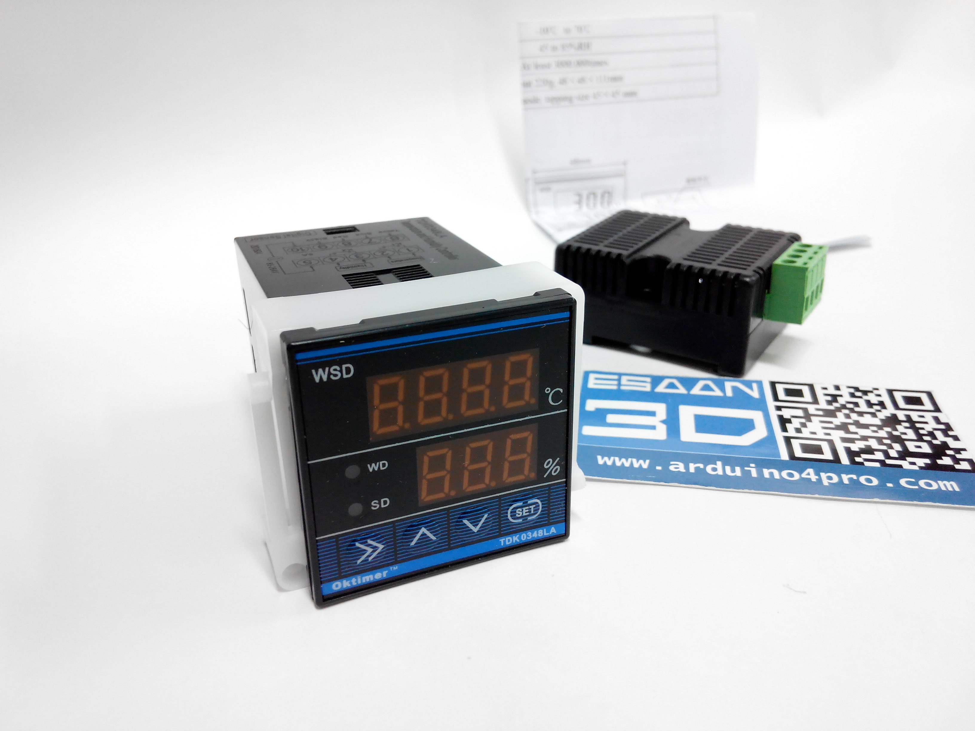 Digital Temperature & Humidity Controller TDK0348LA (ควบคุมได้ทั้ง 2 อย่างพร้อมกัน)