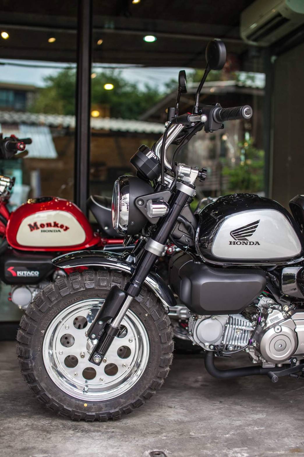 โช๊คหน้าแท้ พร้อมสปริงแบบโหลดหน้าเตี้ย3นิ้ว Power Fender MONKEY 125 ชุดละ11500