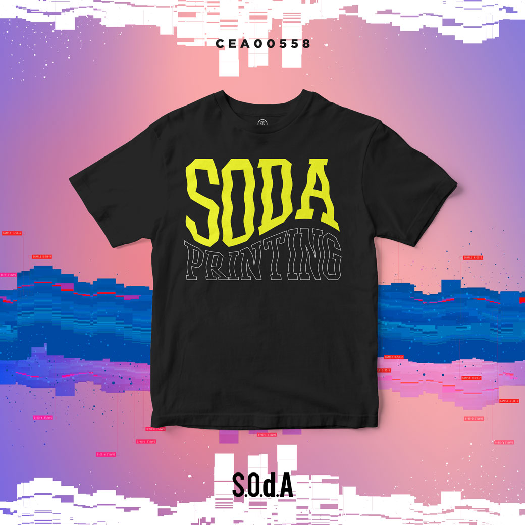 เสื้อยืด พิมพ์ลาย S.O.d.A Aureolin รหัส CEA00558 #เสื้อยืด #SOdA #SHOPTER