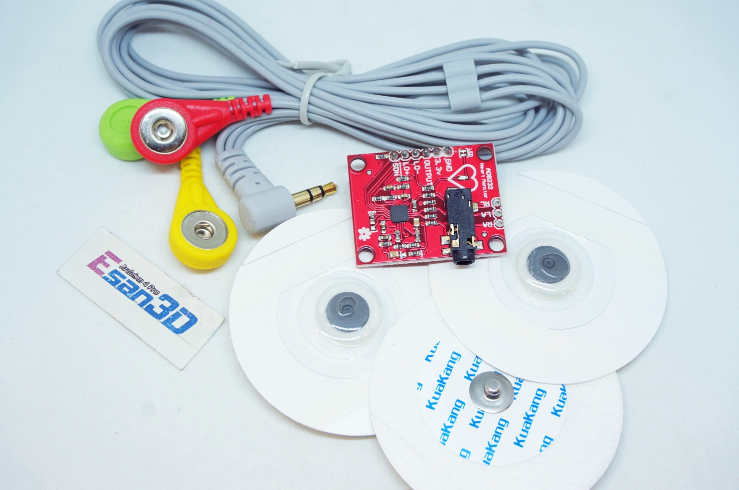 ECG AD8232 heart-rate module
