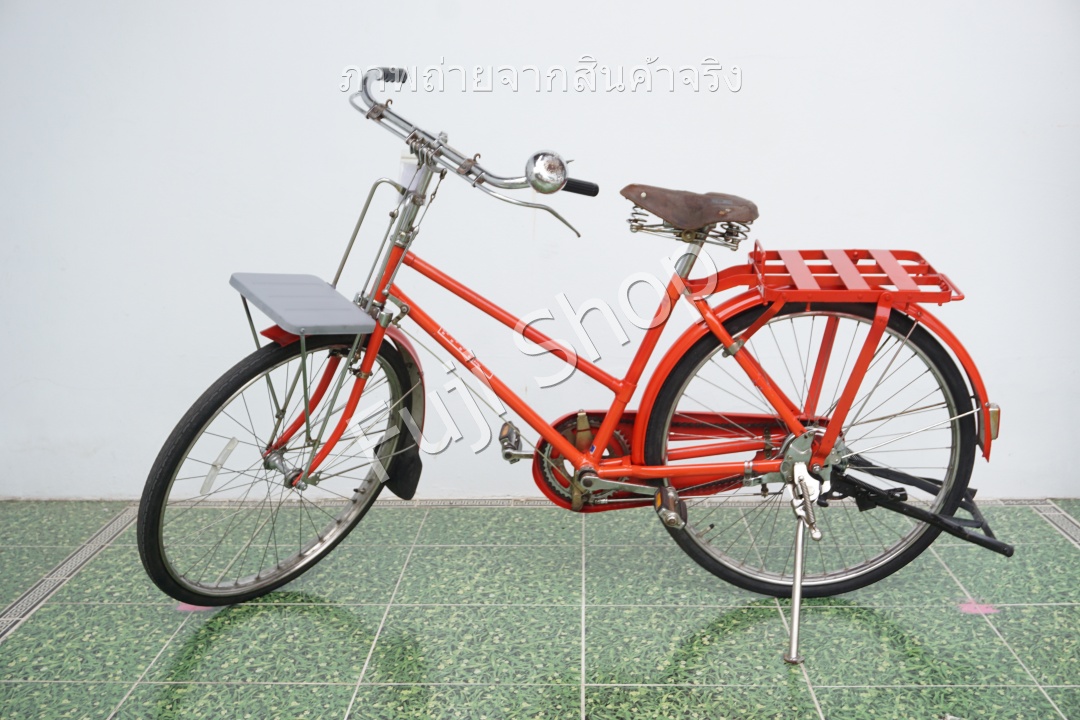 จักรยานไปรษณีย์ญี่ปุ่น - ล้อ 26 นิ้ว - ไม่มีเกียร์ - สีส้ม [จักรยานมือสอง]