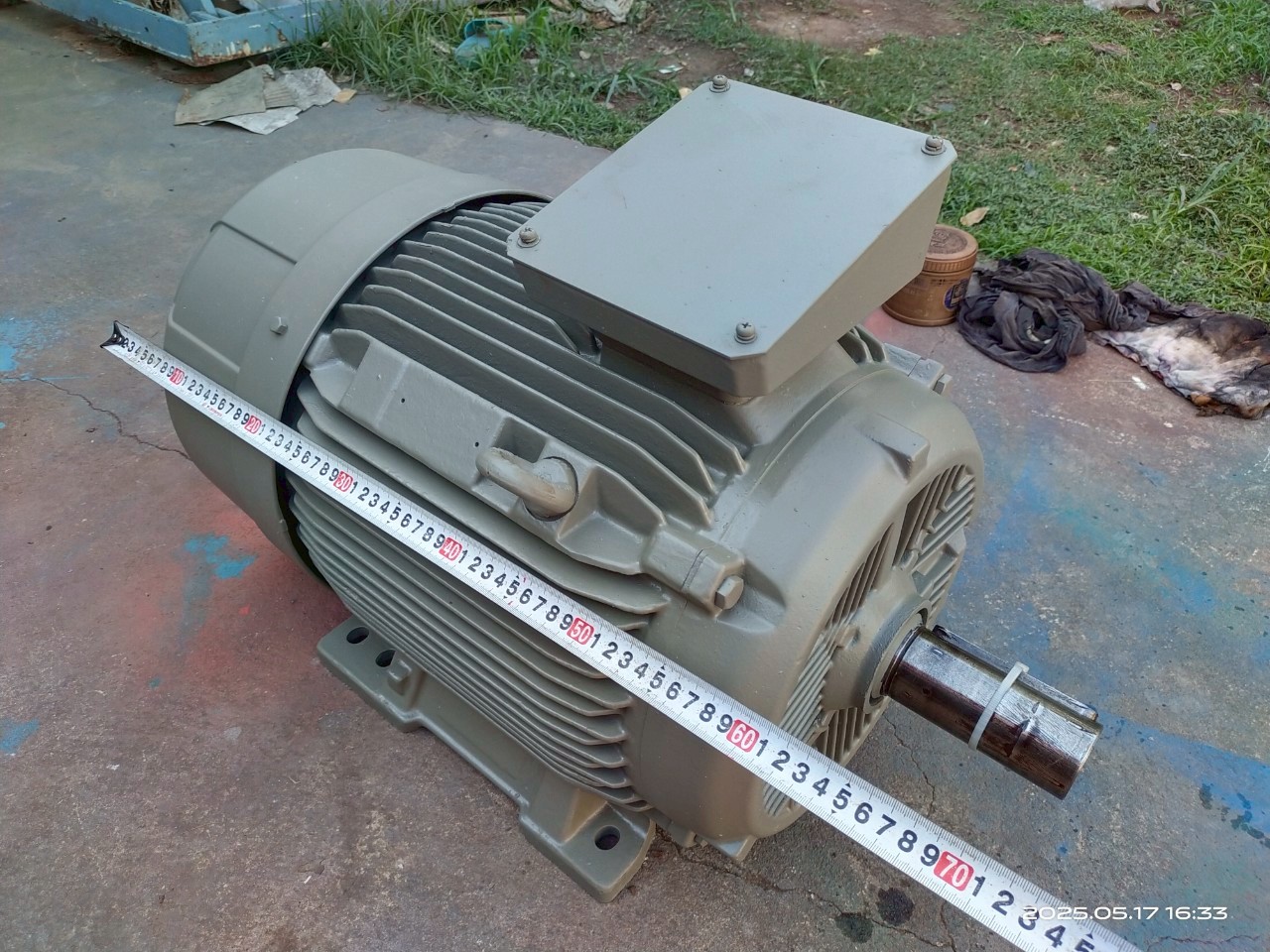 มอเตอร์ SIEMENS ขนาด 30 แรง ใช้ไฟสามเฟส 380V ความเร็วรอบ 1485 รอบต่อนาที เพลา 48 มม. ขดลวดเดิมๆ สภาพดี เก็บสี เปลี่ยนลูกปืนใหม่