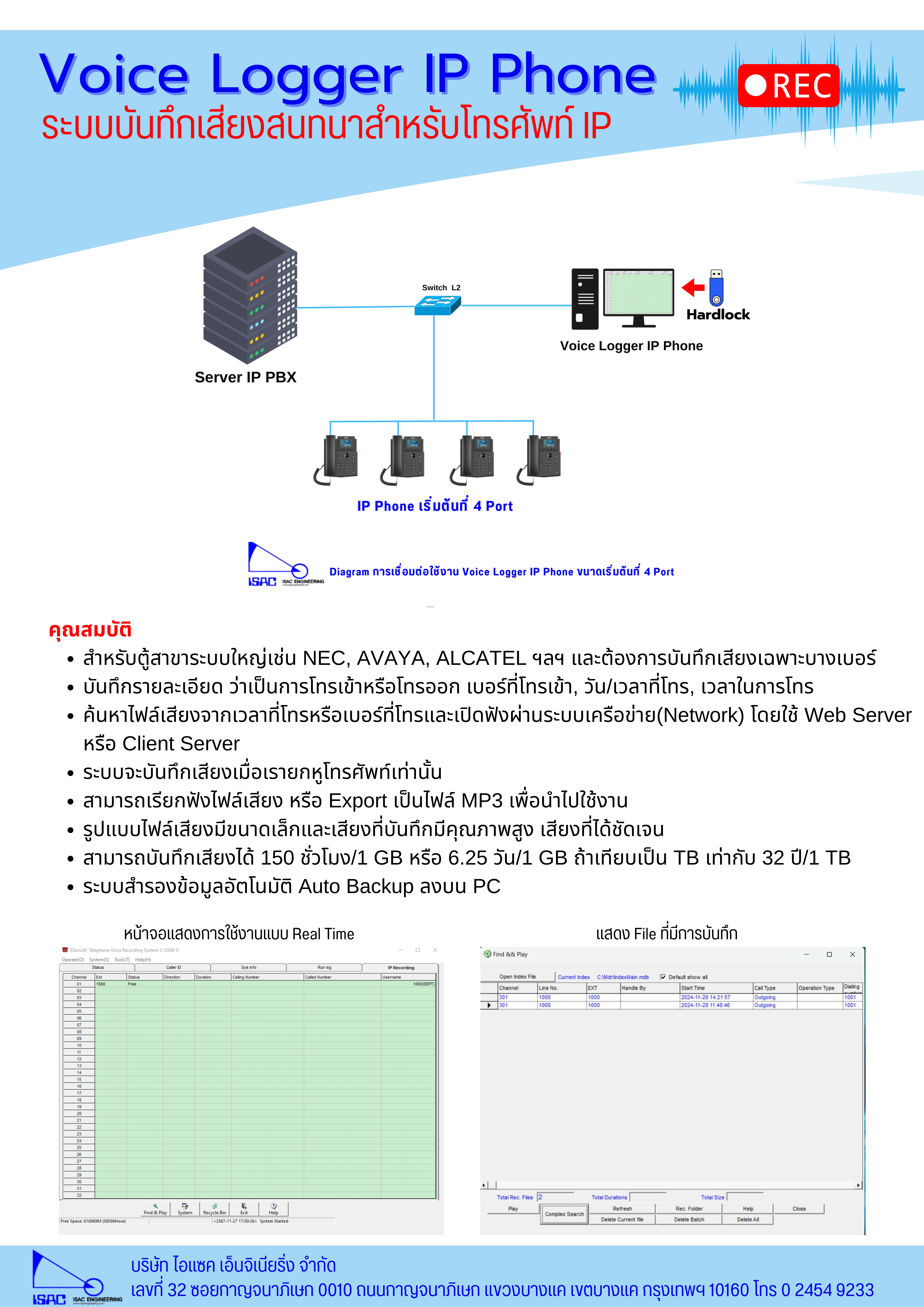 Voice Logger IP Phone