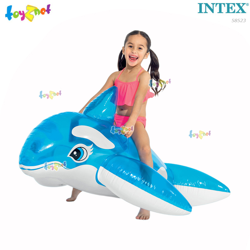 Intex Lil' Whale Ride-On Transparent Blue no.58523
