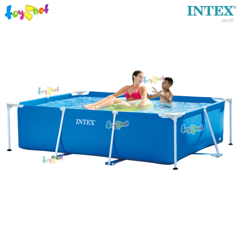 Intex Rectangular Frame Pool 2.2x1.5x0.6 m no.28270