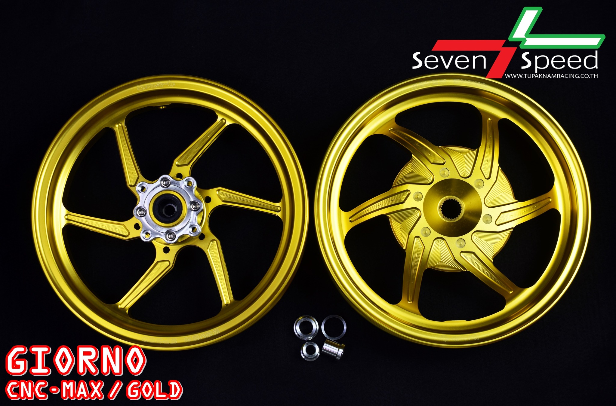 ล้อแม็ก Cnc Seven speed ตรงรุ่น Honda Giorno+