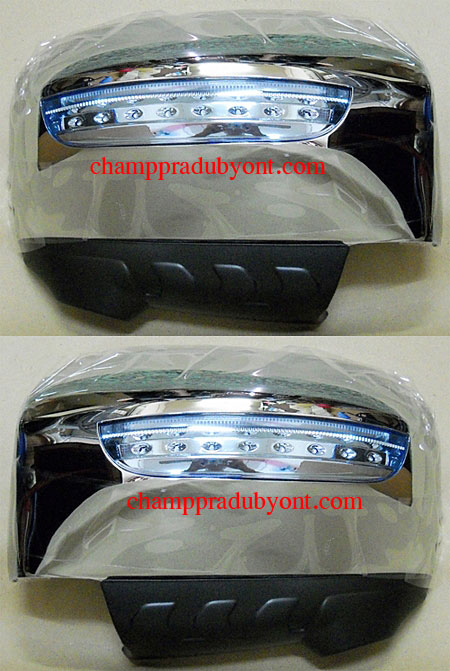 ครอบกระจกมองข้างมีไฟ TOYOTA HIACE COMMUTER 05-16 FITT มีไฟส่องพื้น
