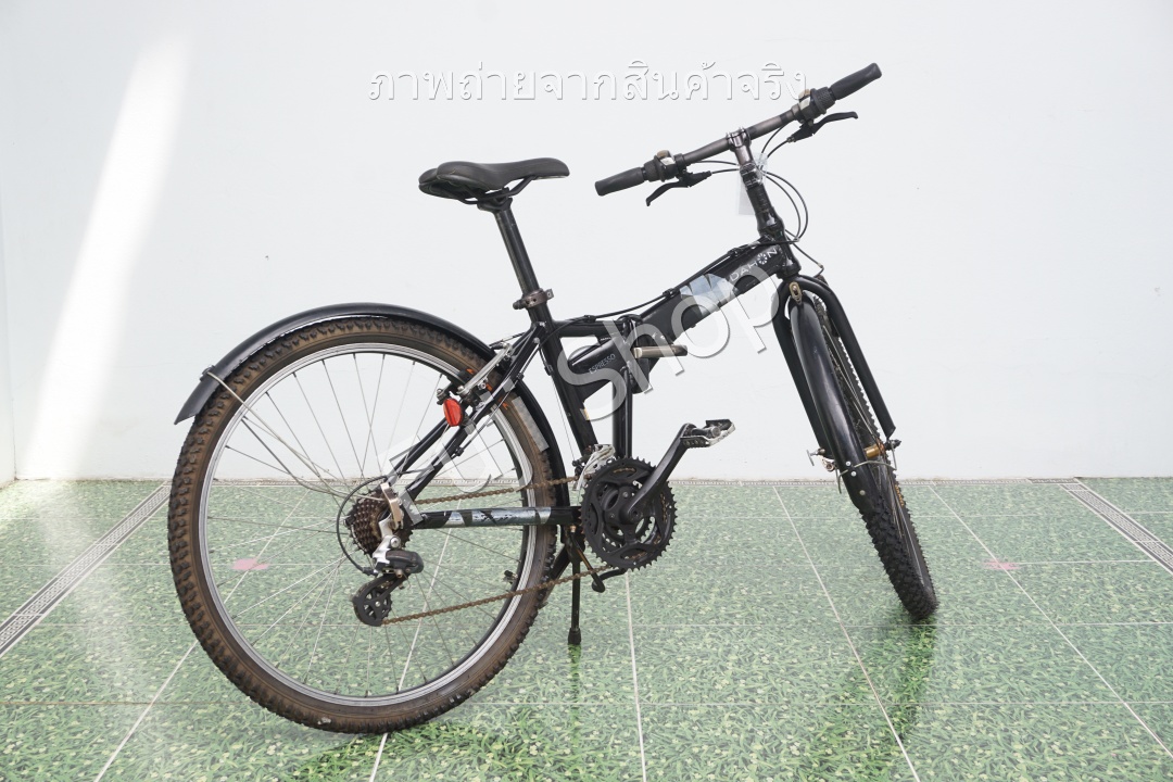 จักรยานพับได้ญี่ปุ่น - ล้อ 26 นิ้ว - มีเกียร์ - อลูมิเนียม - Dahon Espresso - สีดำ [จักรยานมือสอง]