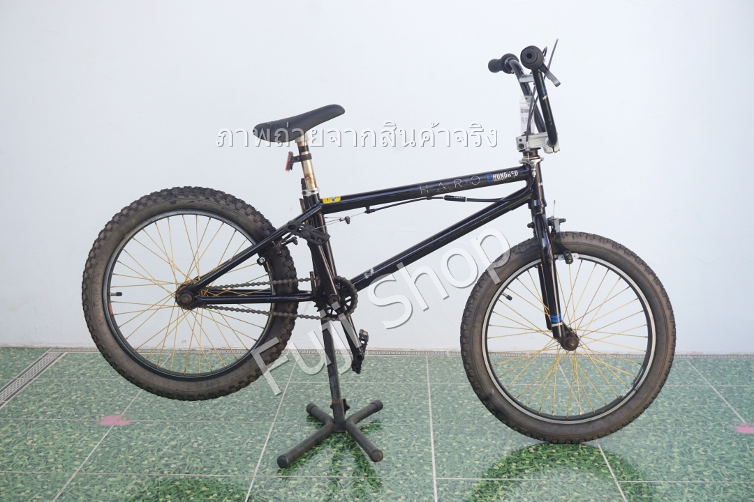 จักรยาน BMX ญี่ปุ่น - ล้อ 20 นิ้ว - ไม่มีเกียร์ - Haro 3 Hundred - สีดำ [จักรยานมือสอง]