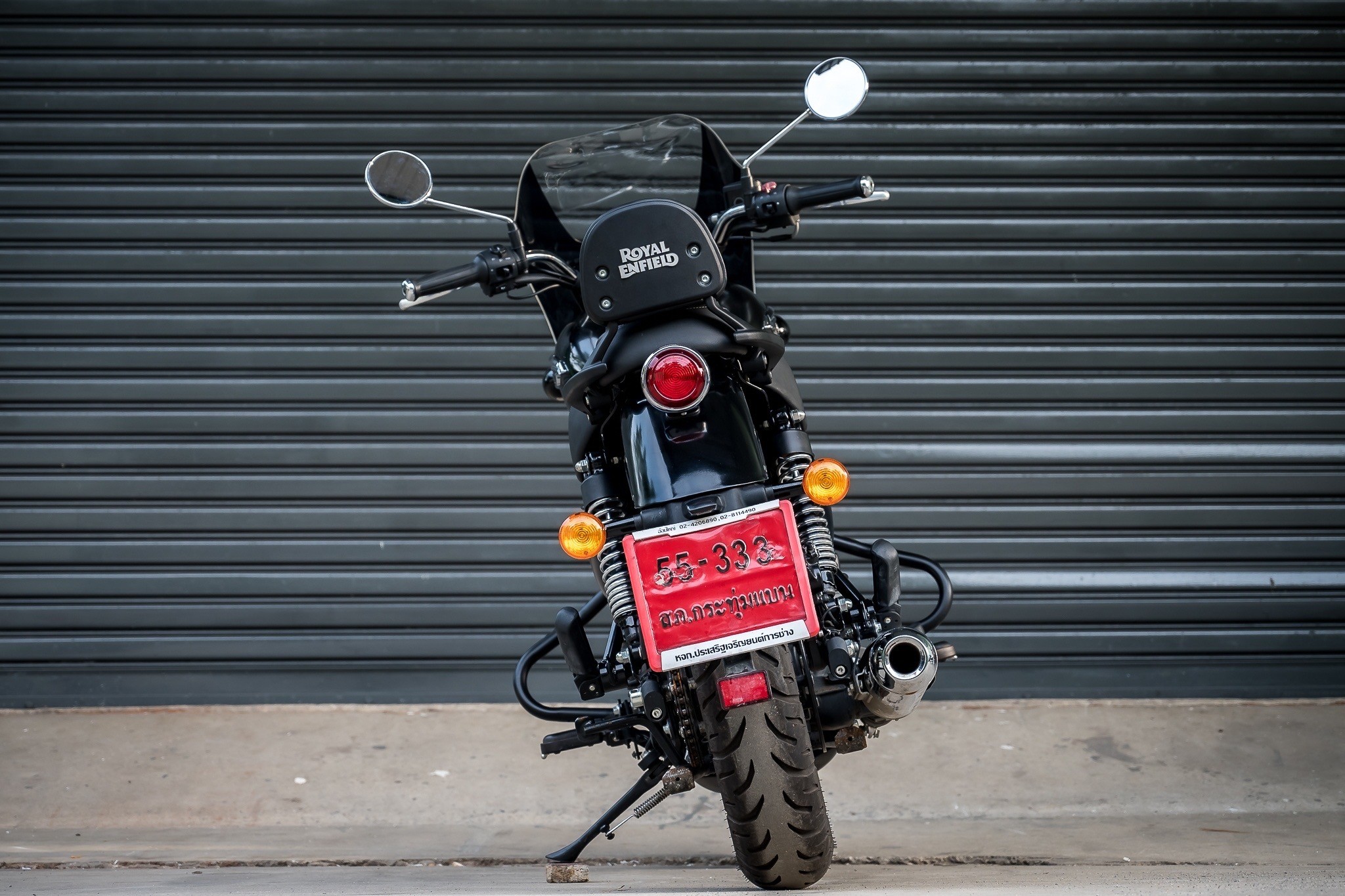 Royal Enfield METEOR 350 (เมธิออ 350) 1.หน้ากากโม่งใหญ่ 3990฿ 2.คาดกลางถัง 1950฿ 3.ครอบฝากระเป๋าข้าง 1990฿ 4.ครอบเครื่อง 2300฿ 5.แคชบาร์+อกไก่ 4700฿