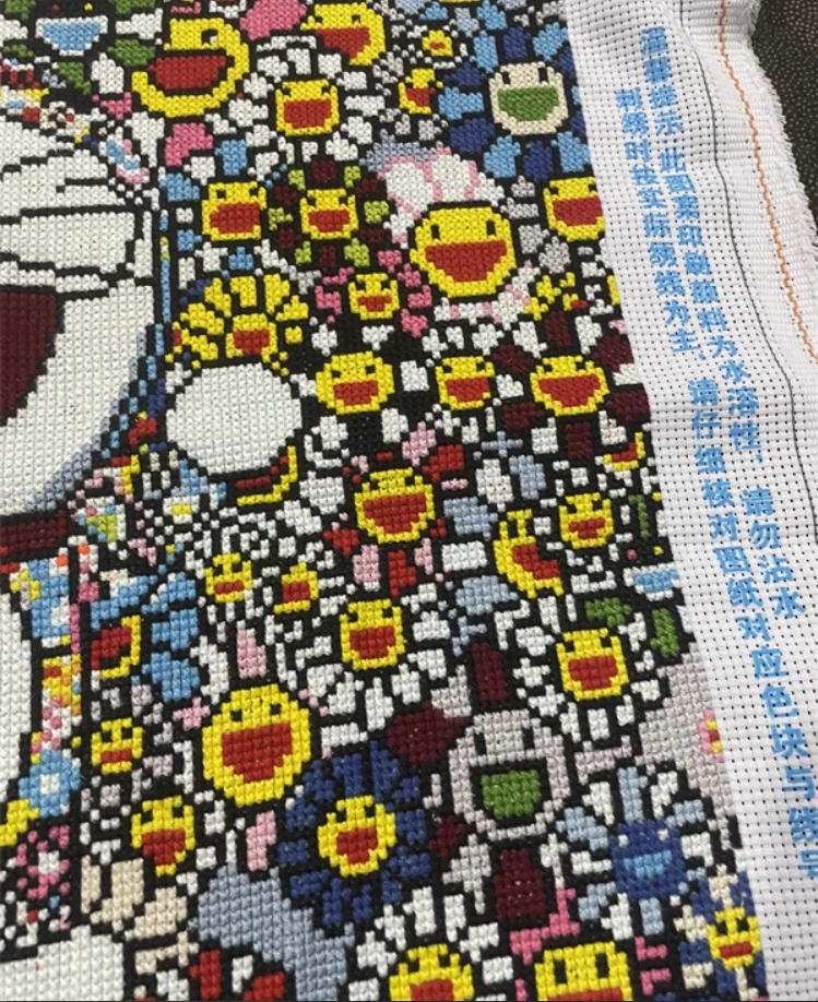 doraemon-1031 *สินค้าหมด* ชุดปักครอสติช ลายโดราเอมอน (งานปักเต็มลาย ไม่มีเดินเส้น) ขนาด 53*41 ซม.ผ้าครอสติช 11CTพิมพ์ลายปักบนผ้า ไหมคอตตอน 19 สี ผังลาย เข็ม